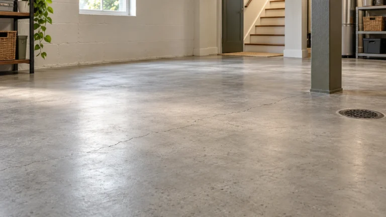 Fixing Cracks in Basement Floor