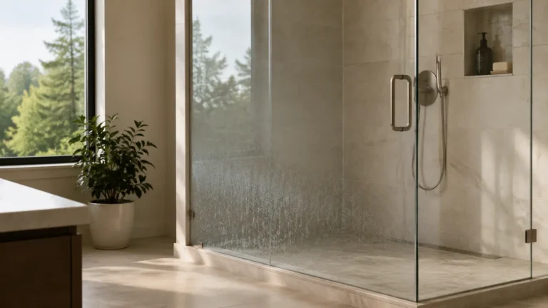 how to clean shower glass